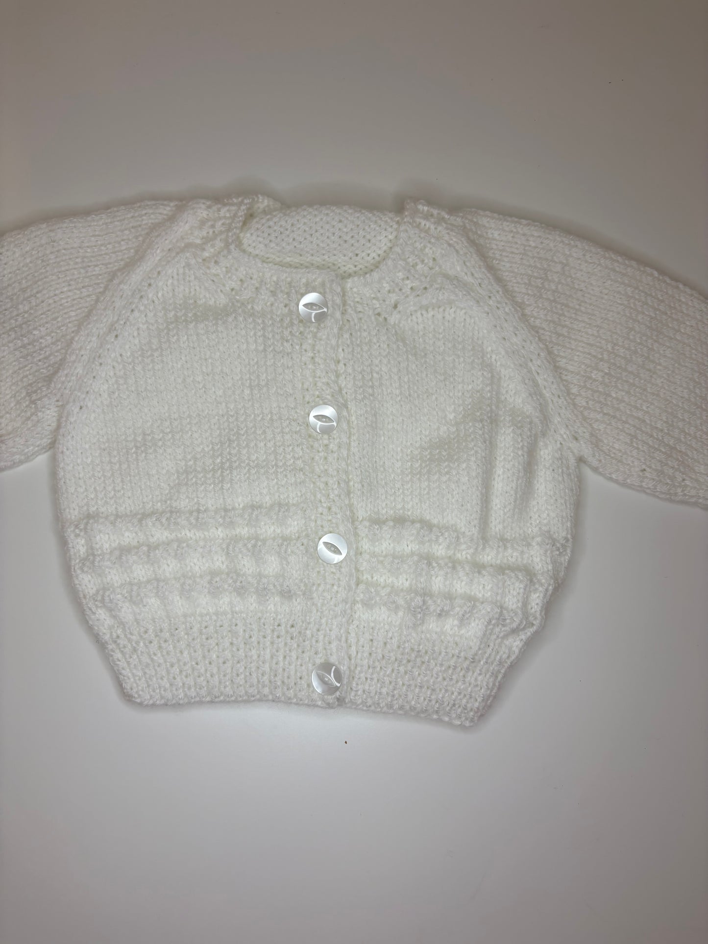 3- 6 Months Personalised Hand Knitted Cardigan