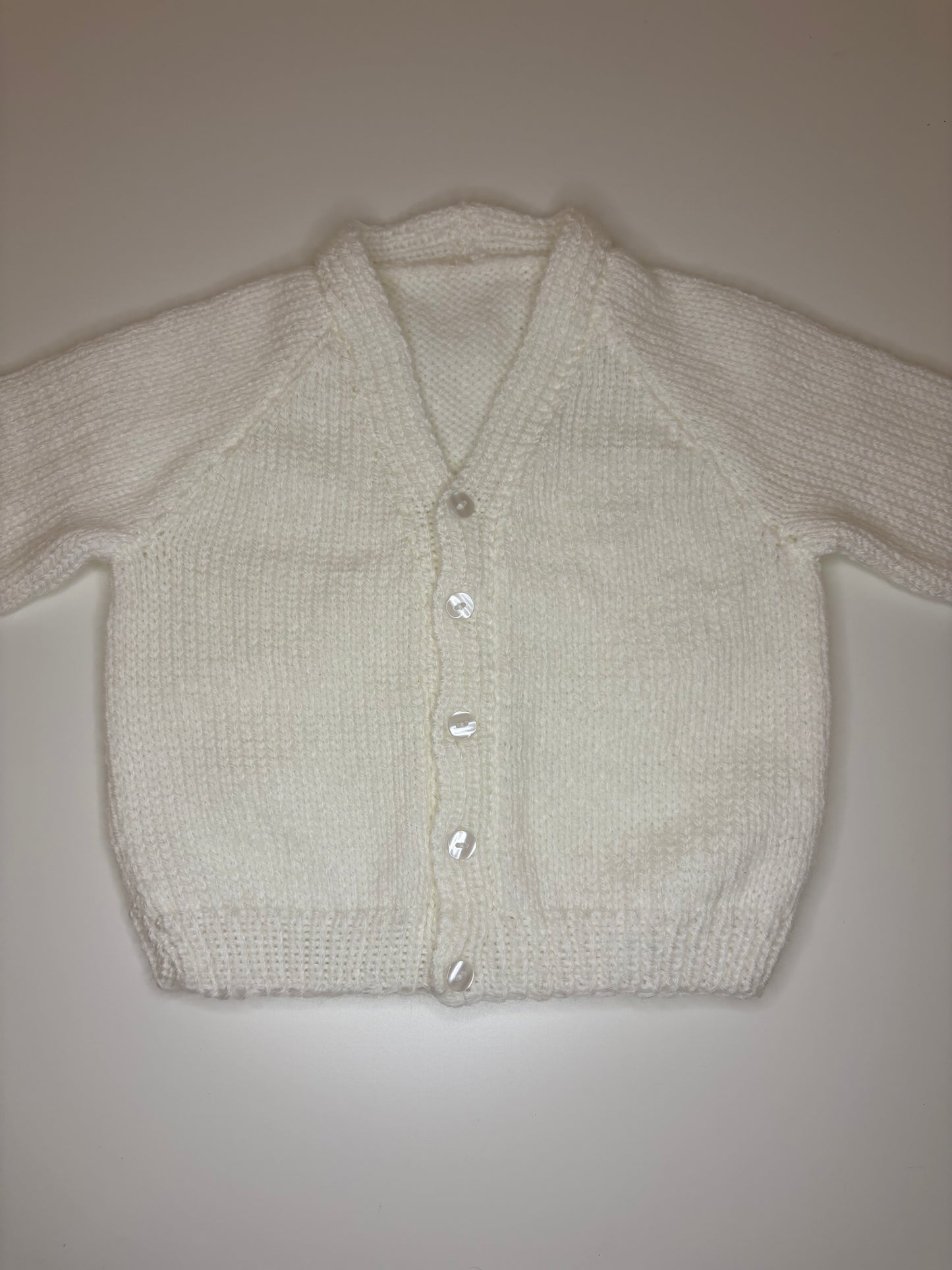 3- 6 Months Personalised Hand Knitted Cardigan