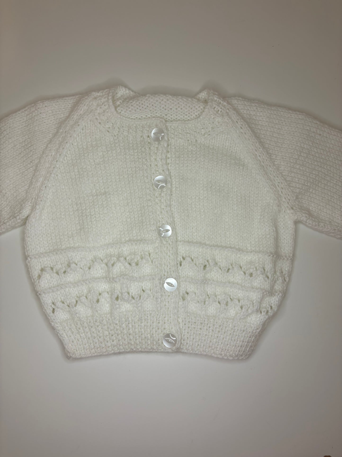 6-12 Months Personalised Hand Knitted Cardigan