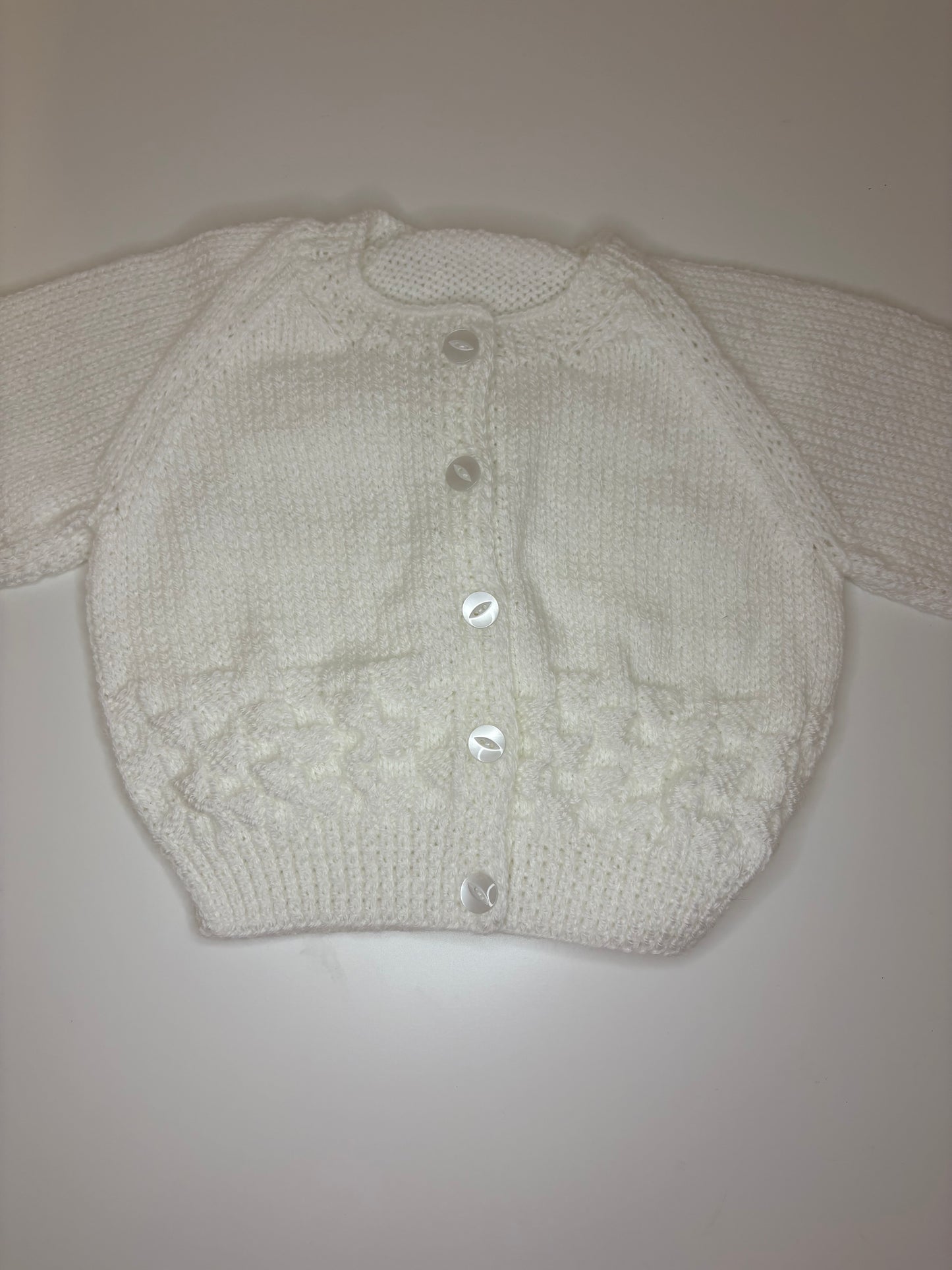 6-12 Months Personalised Hand Knitted Cardigan