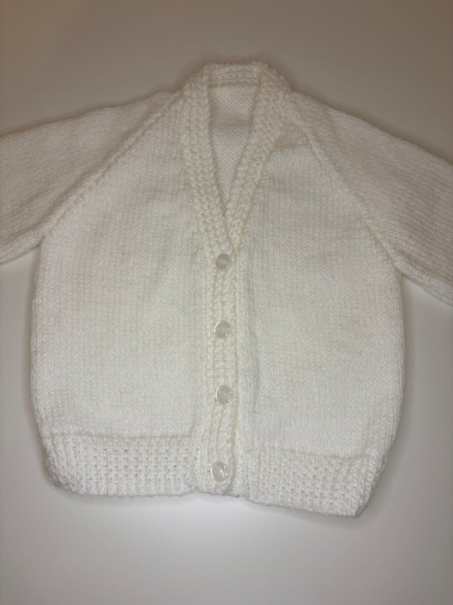 1-2 Years Personalised Hand Knitted Cardigan