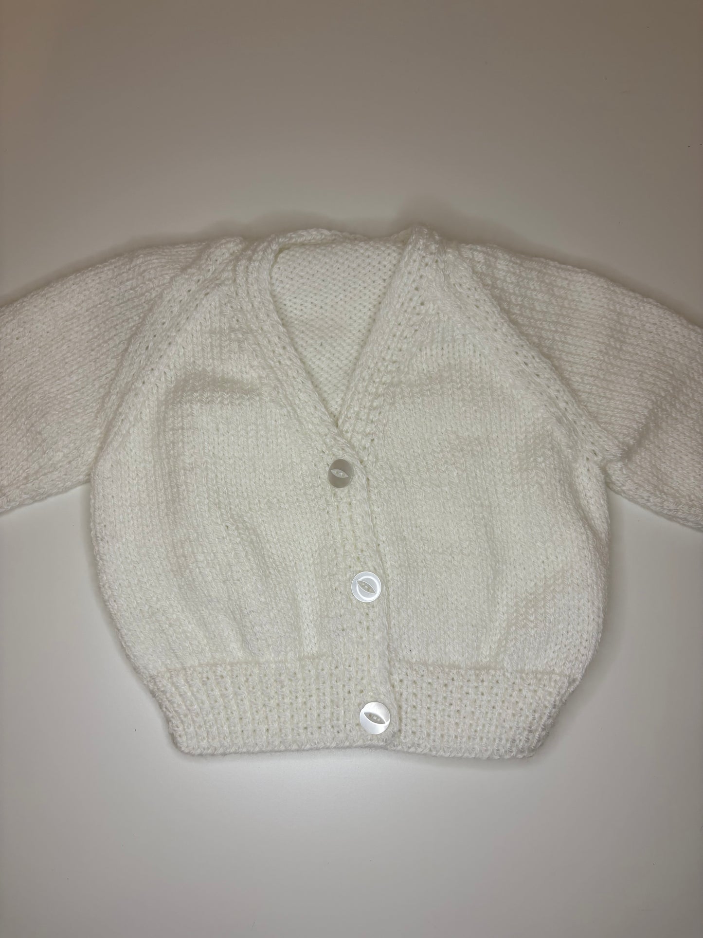 3- 6 Months Personalised Hand Knitted Cardigan