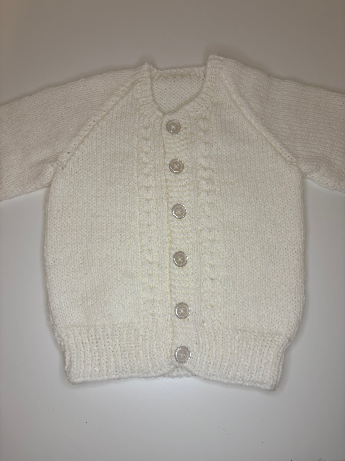 1-2 Years Personalised Hand Knitted Cardigan