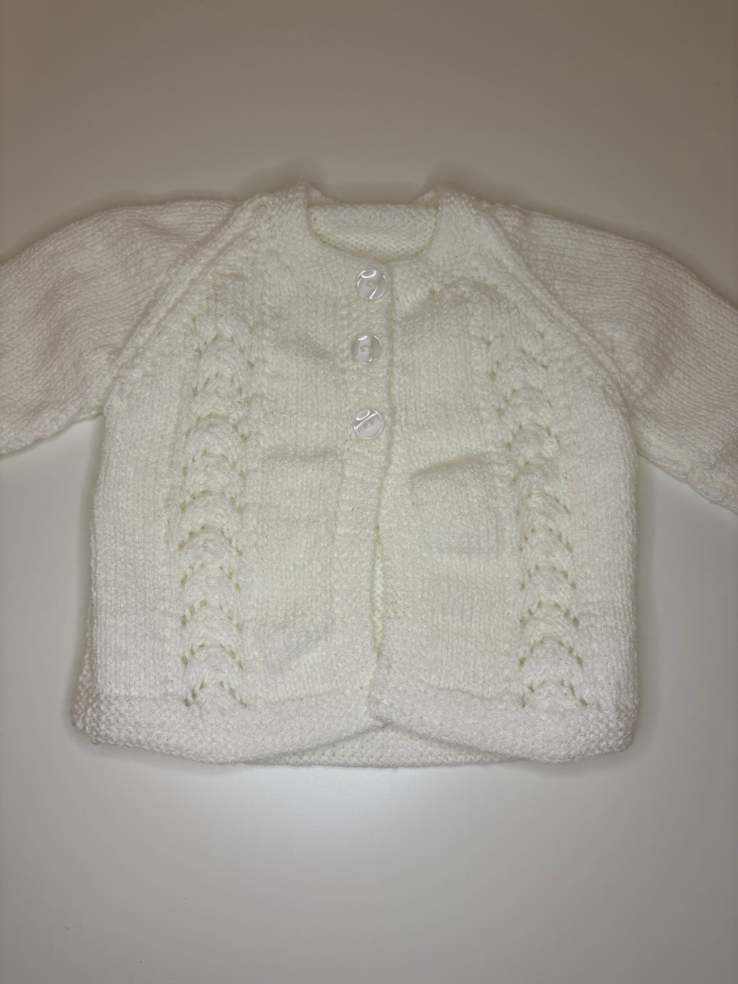 3- 6 Months Personalised Hand Knitted Cardigan