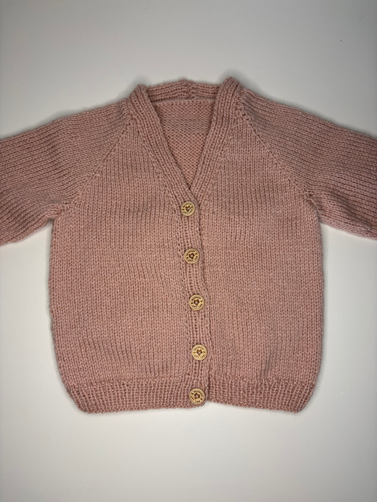 6-12 Months Personalised Hand Knitted Cardigan