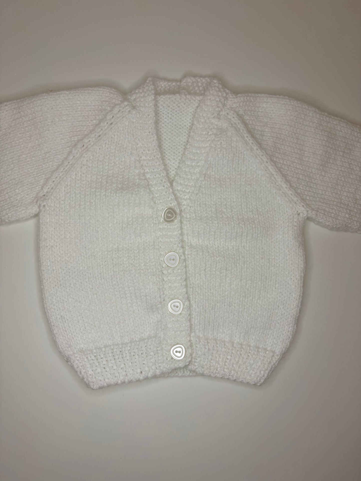 3- 6 Months Personalised Hand Knitted Cardigan