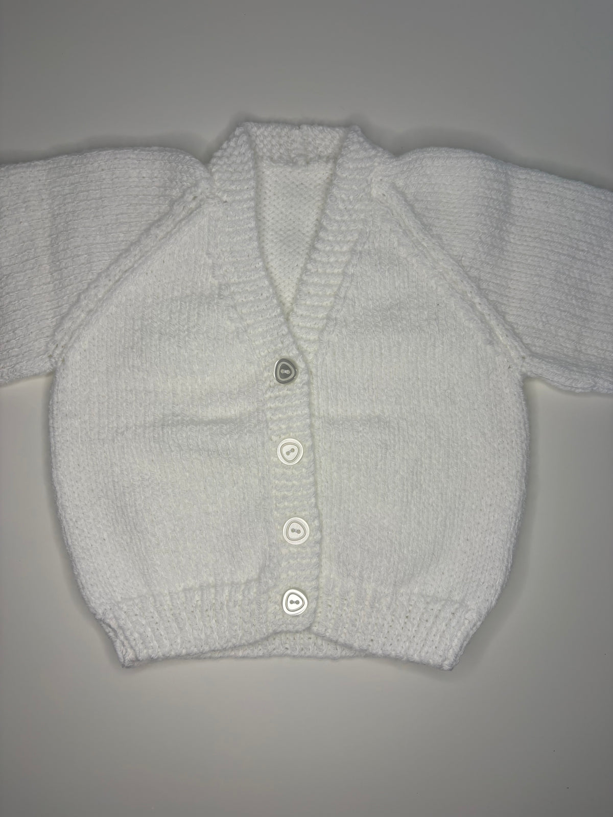3- 6 Months Personalised Hand Knitted Cardigan