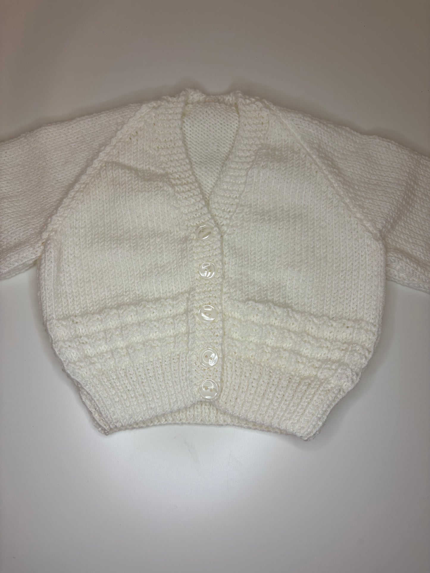 6-12 Months Personalised Hand Knitted Cardigan