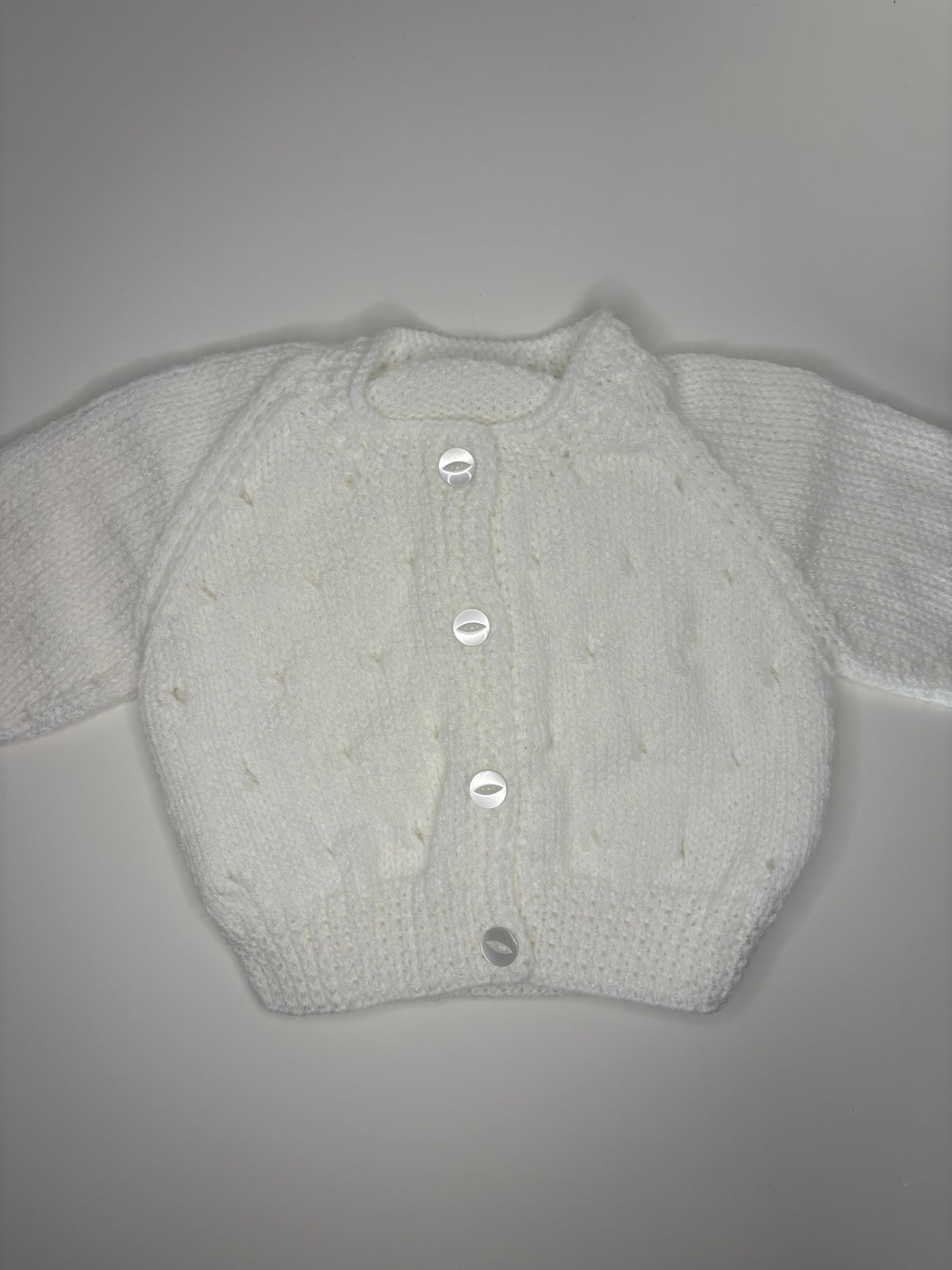 3- 6 Months Personalised Hand Knitted Cardigan
