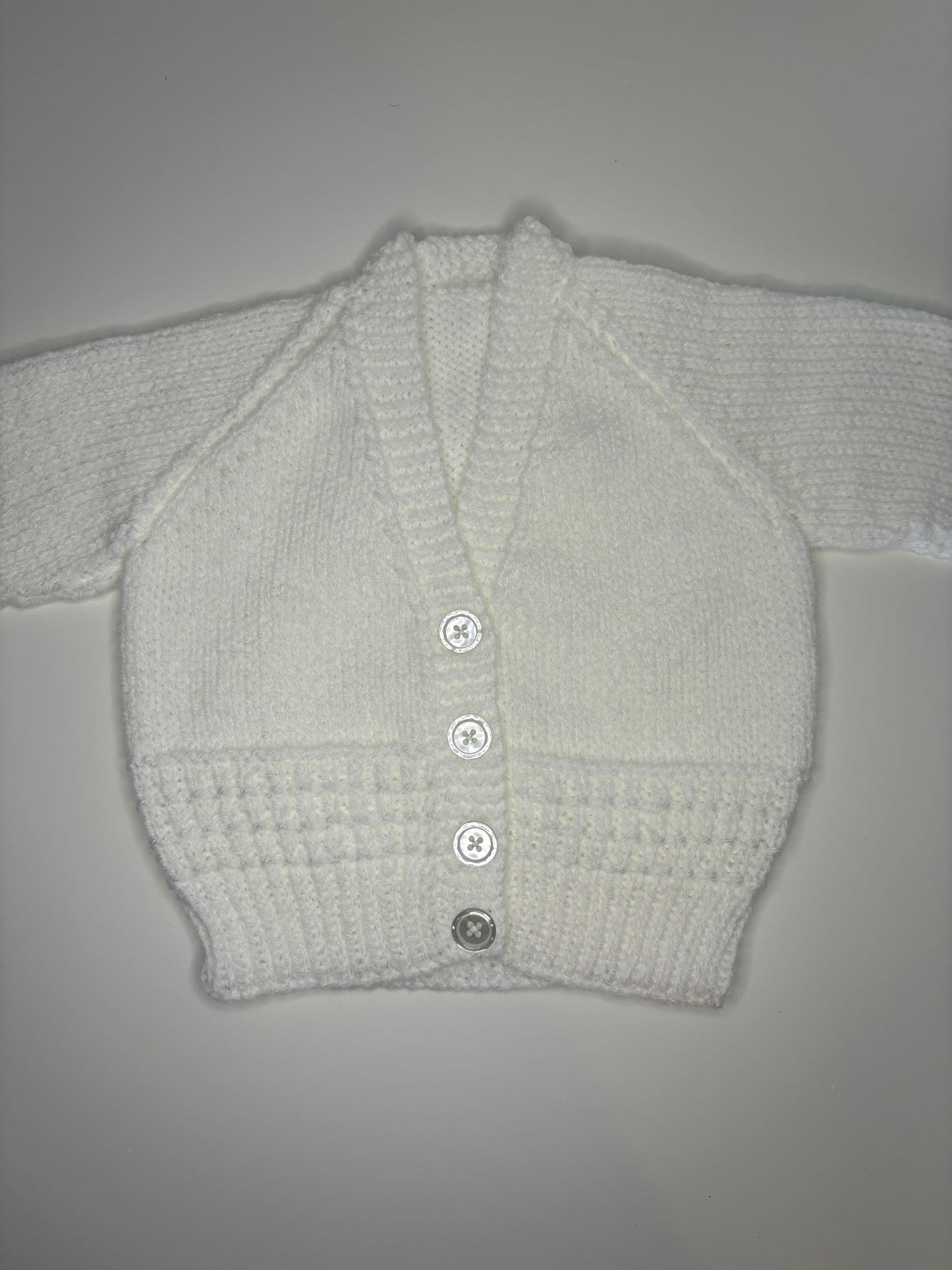 6-12 Months Personalised Hand Knitted Cardigan