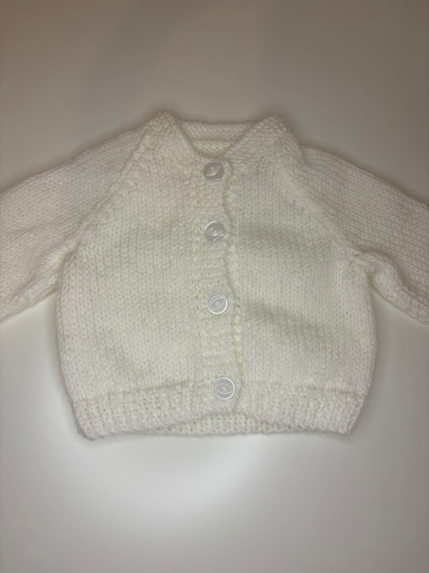 Newborn Personalised Hand Knitted Cardigan