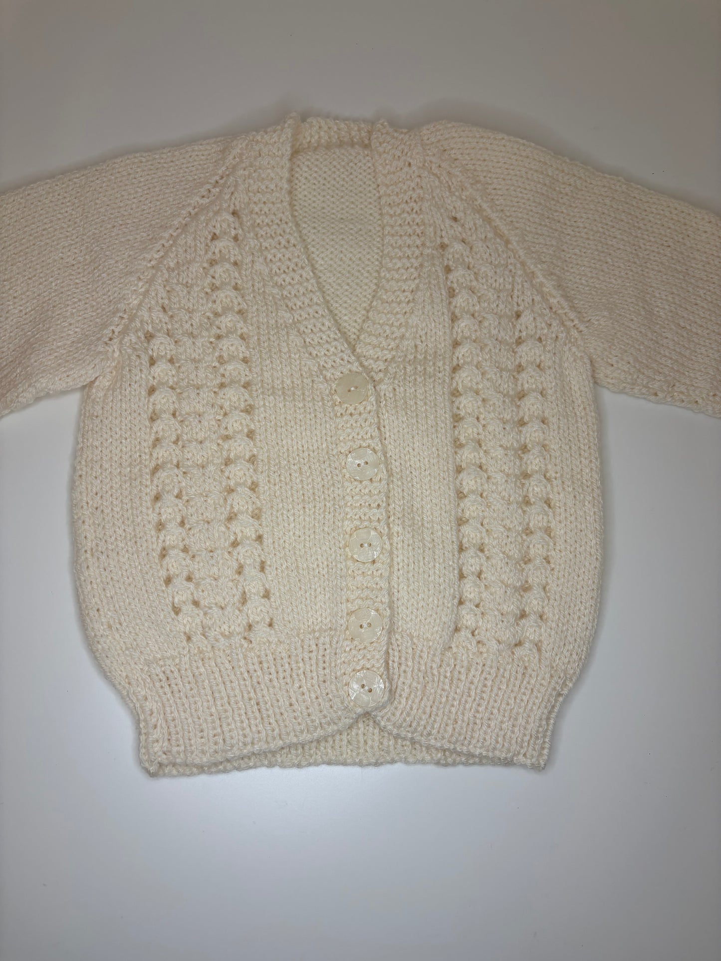 1-2 Years Personalised Hand Knitted Cardigan