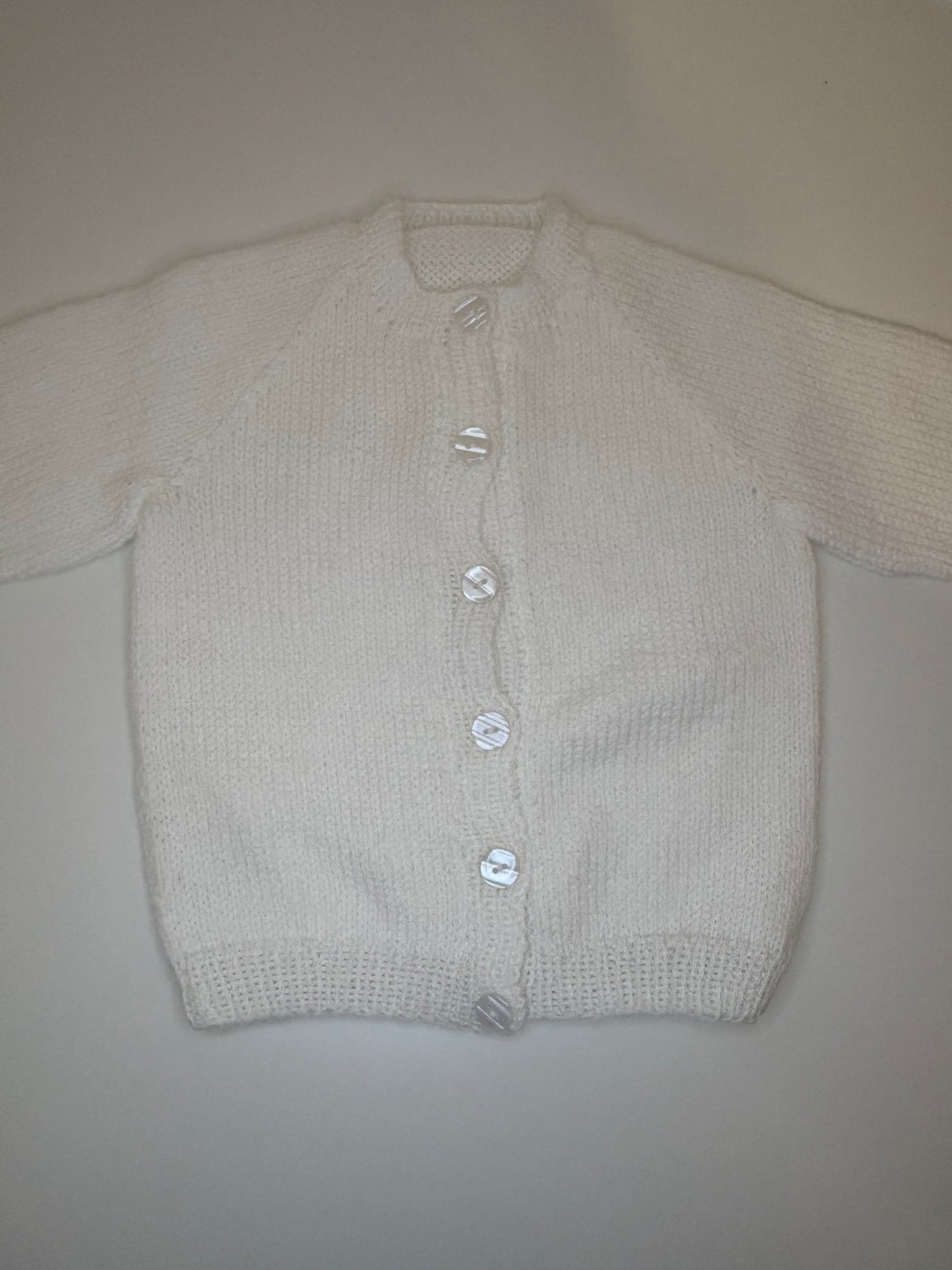 6-12 Months Personalised Hand Knitted Cardigan
