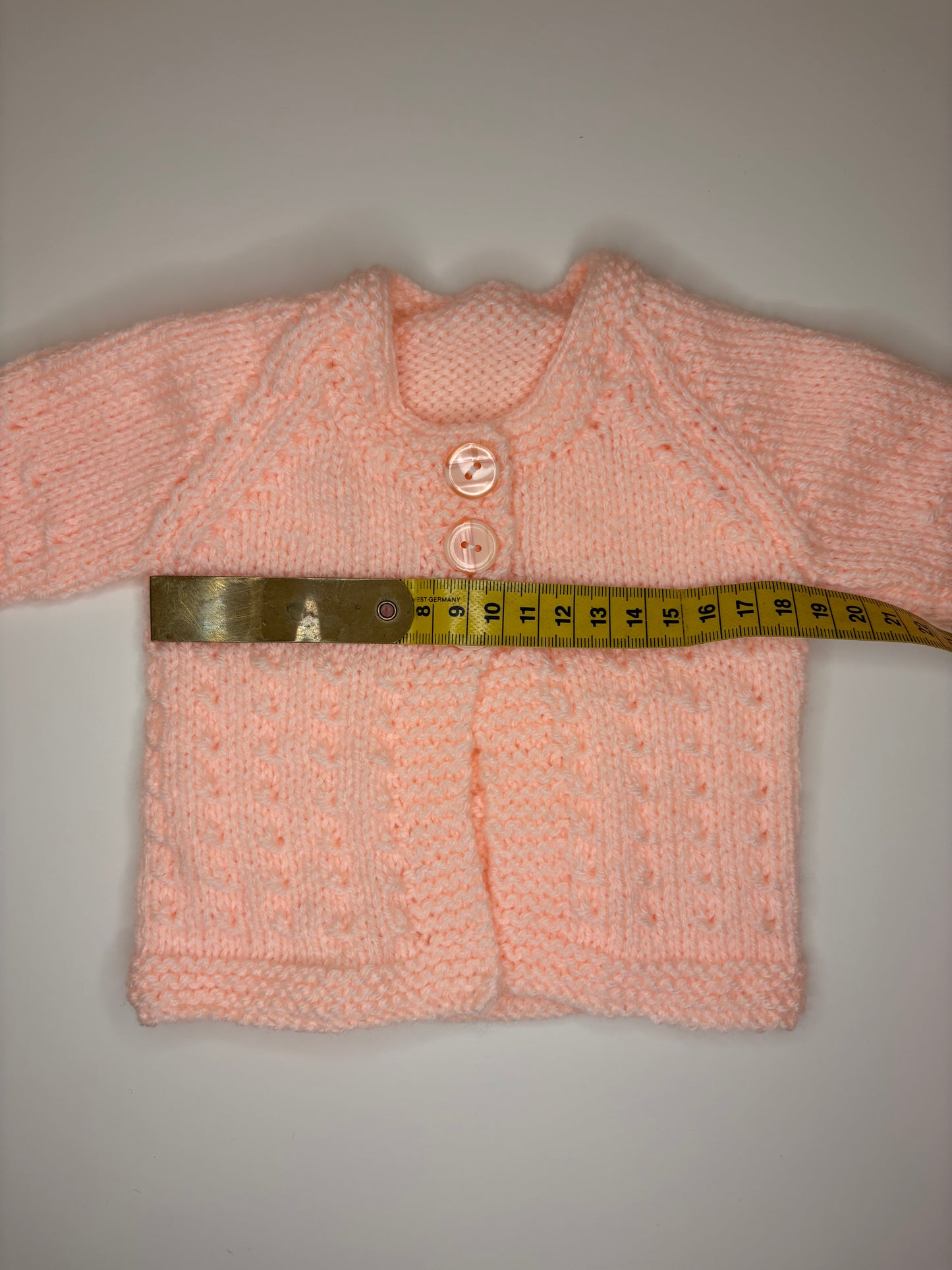 Premature Baby Personalised Hand Knitted Cardigan