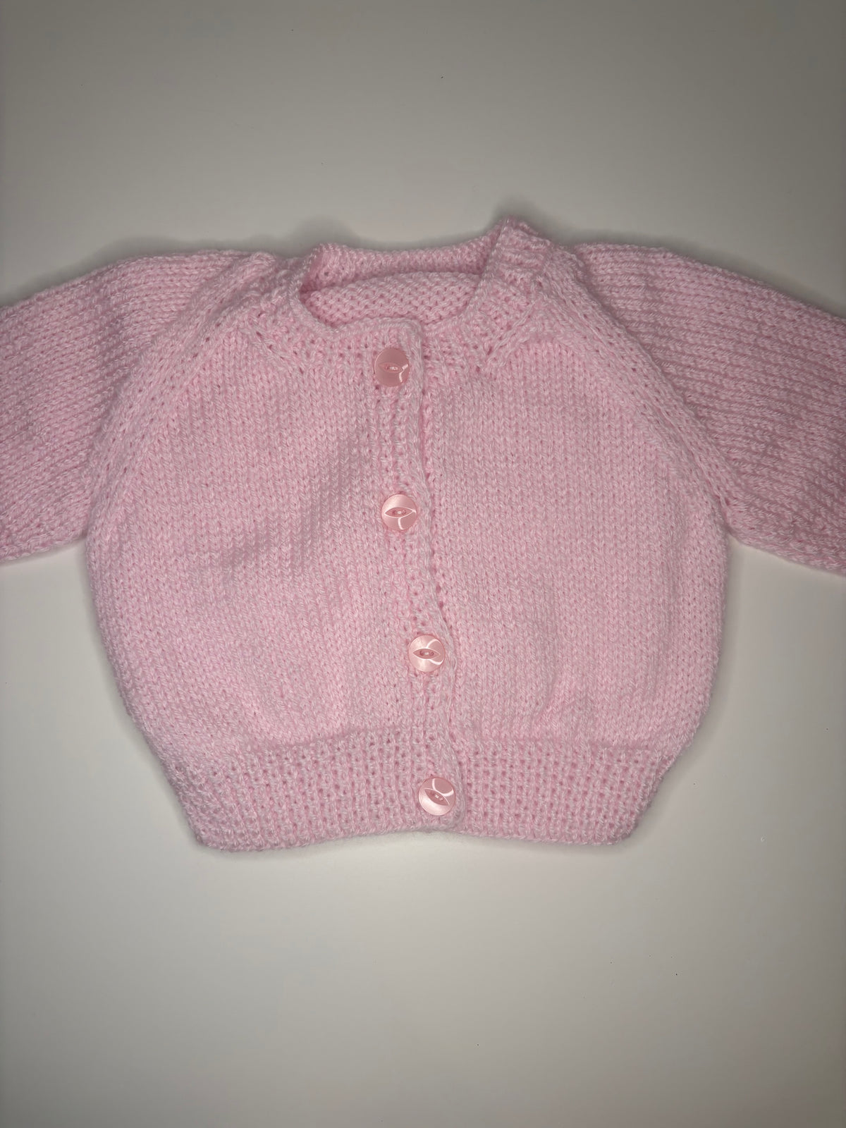 3- 6 Months Personalised Hand Knitted Cardigan