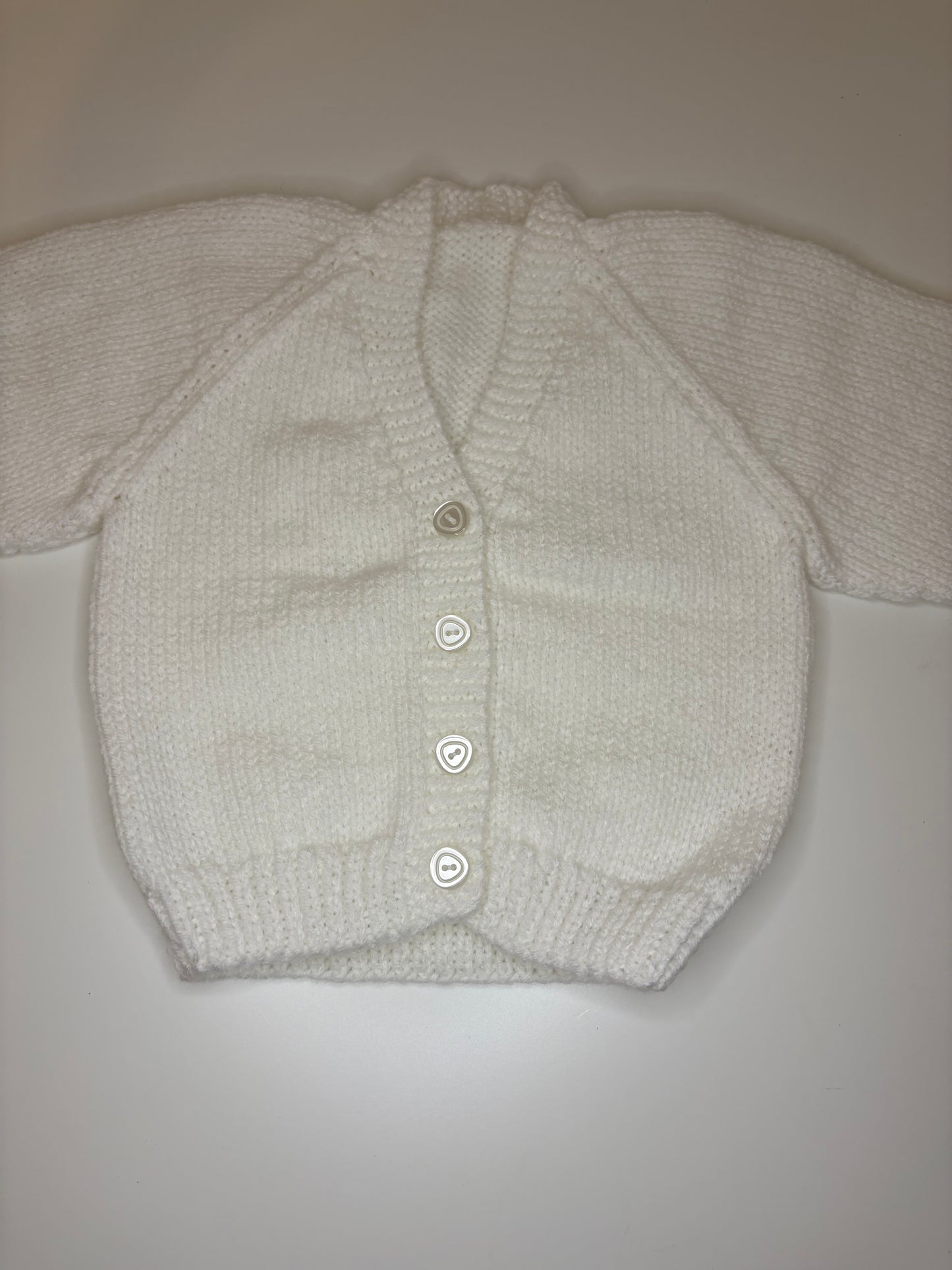 3- 6 Months Personalised Hand Knitted Cardigan