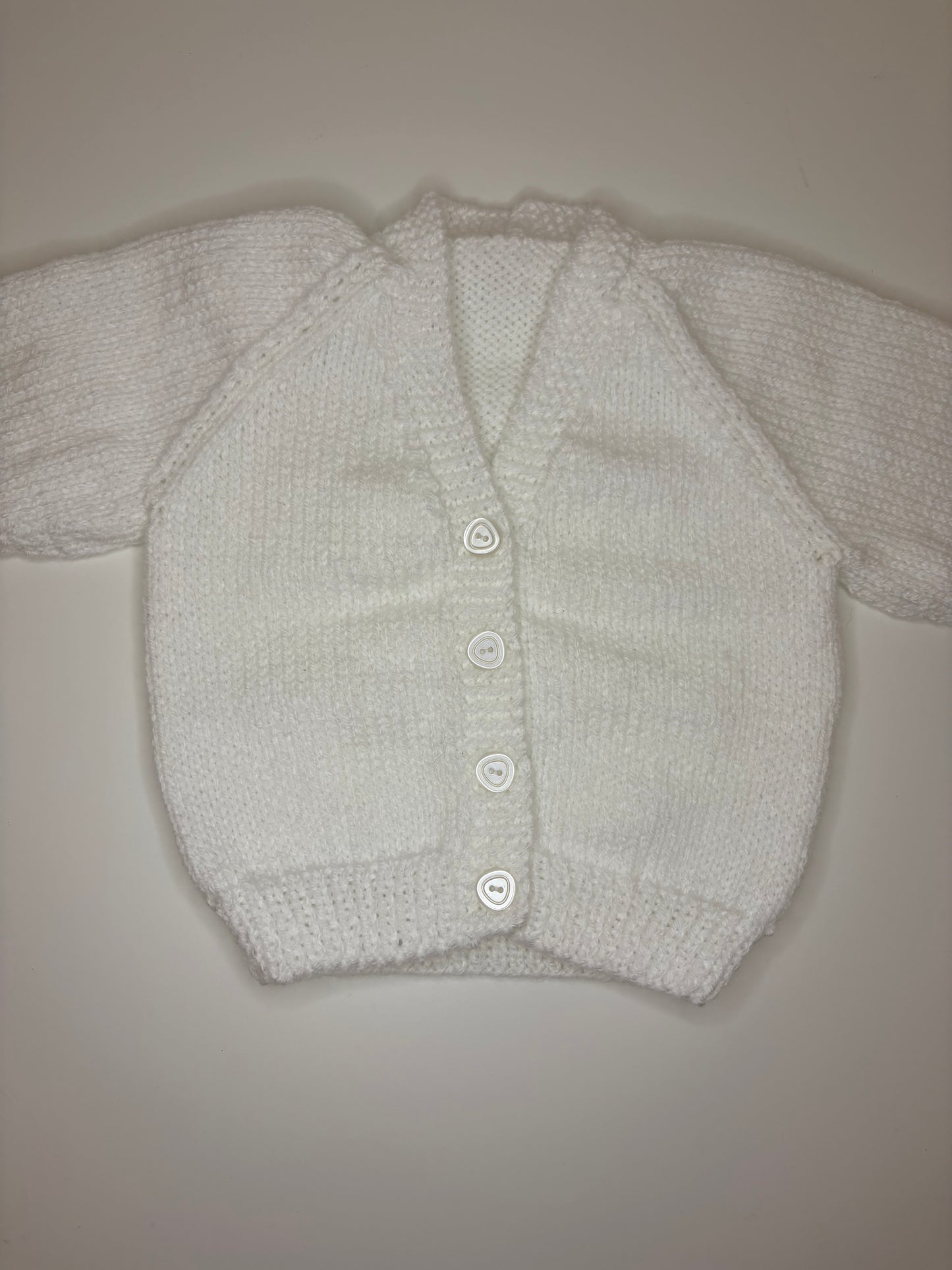 3- 6 Months Personalised Hand Knitted Cardigan