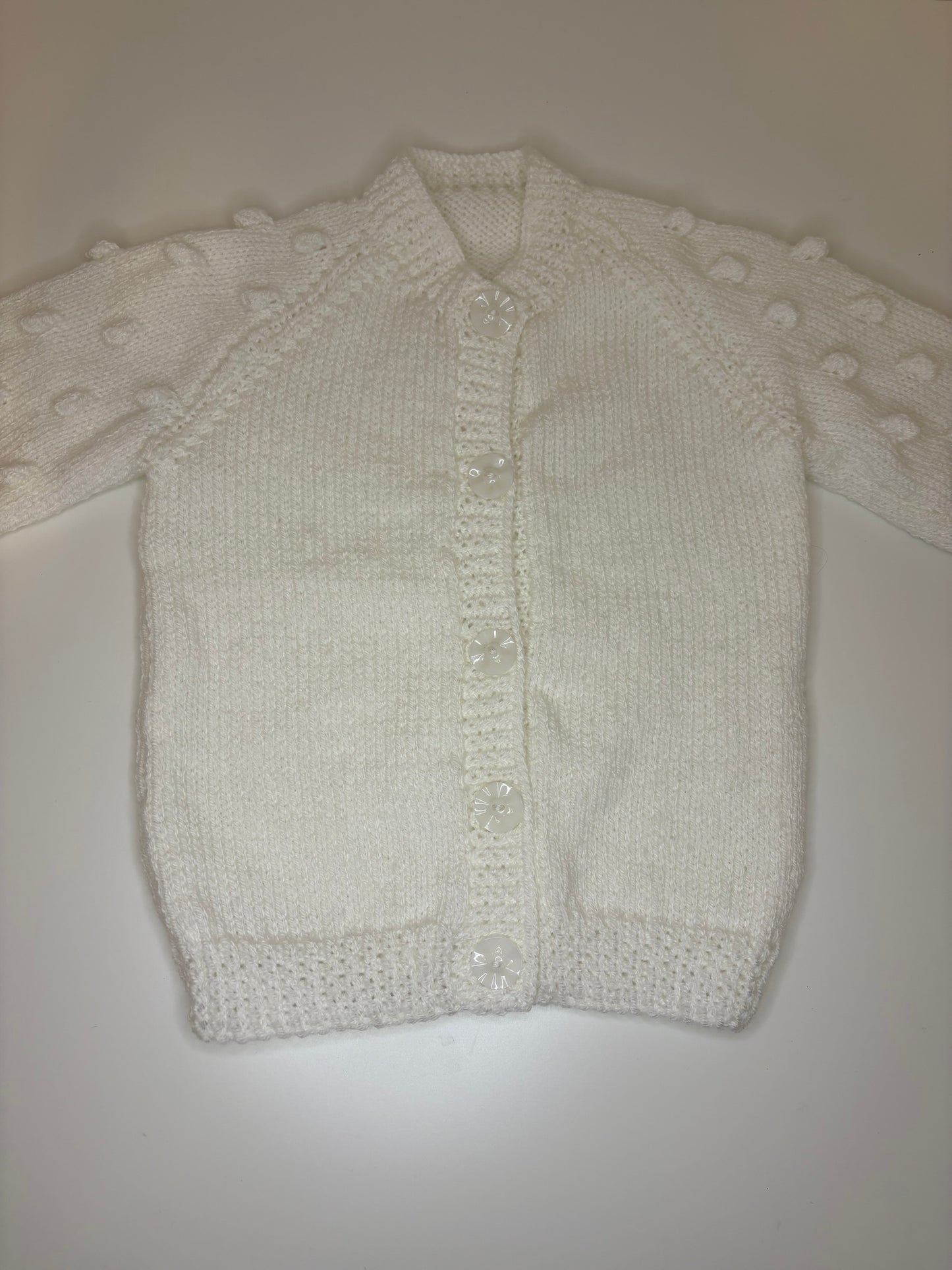 1-2 Years Personalised Hand Knitted Cardigan
