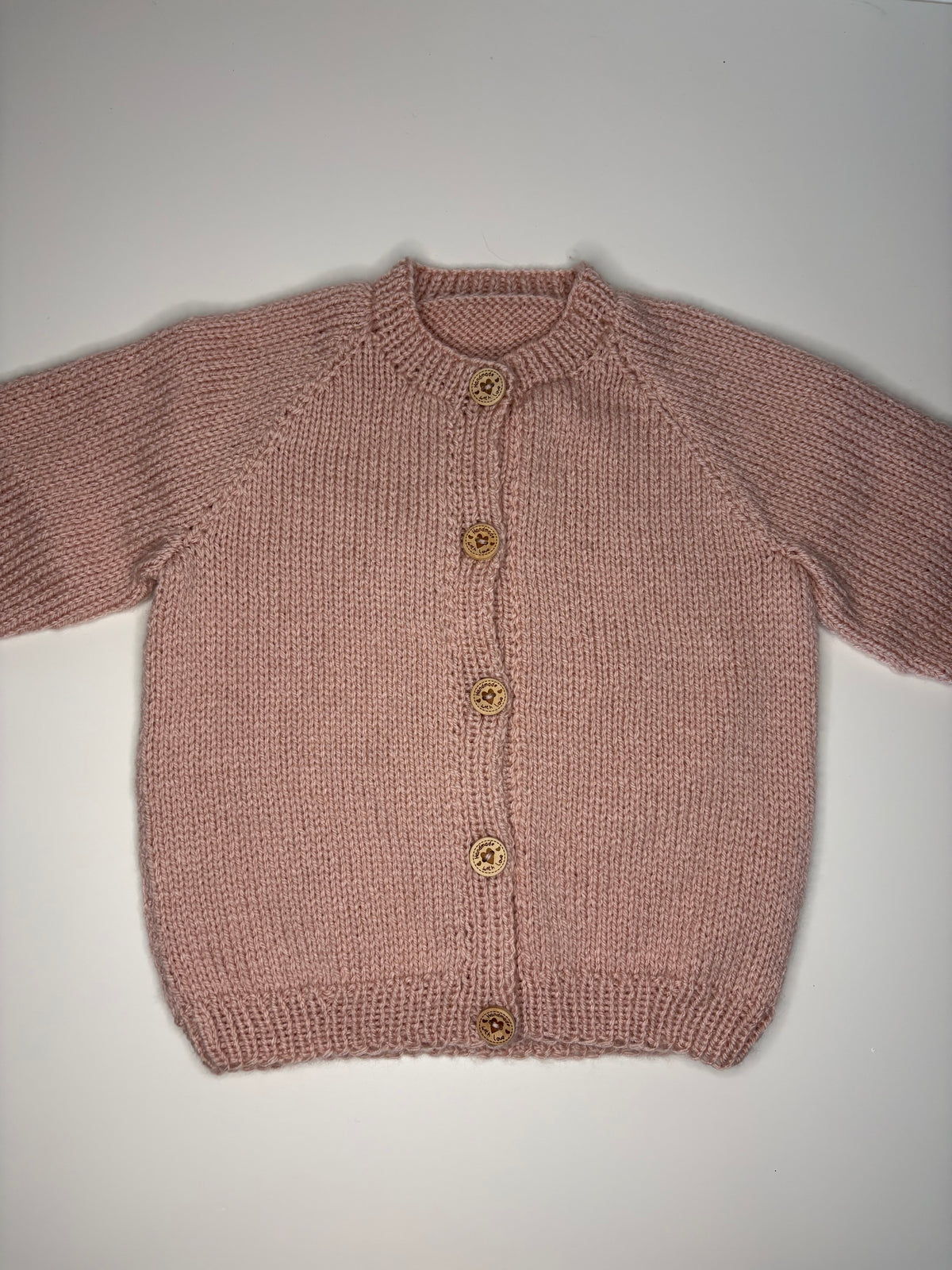 6-12 Months Personalised Hand Knitted Cardigan
