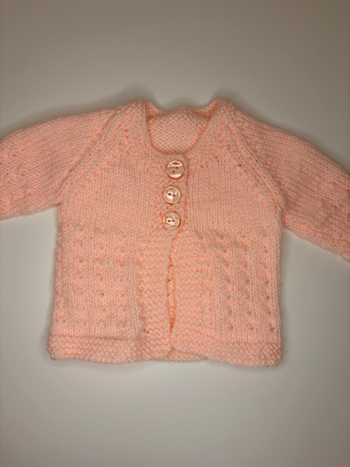 Premature Baby Personalised Hand Knitted Cardigan