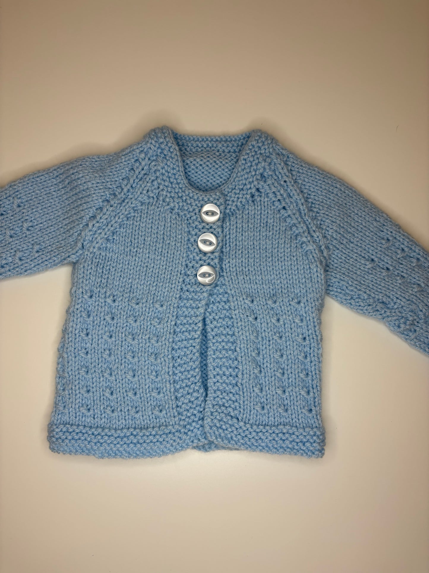 Premature Baby Personalised Hand Knitted Cardigan
