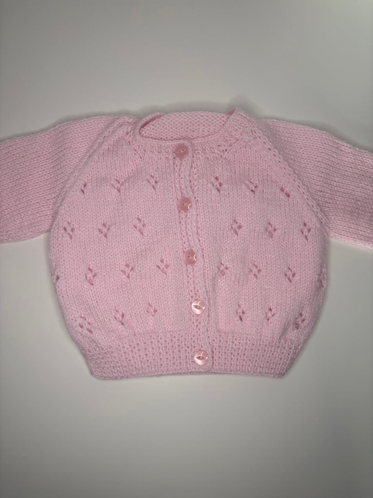 6-12 Months Personalised Hand Knitted Cardigan