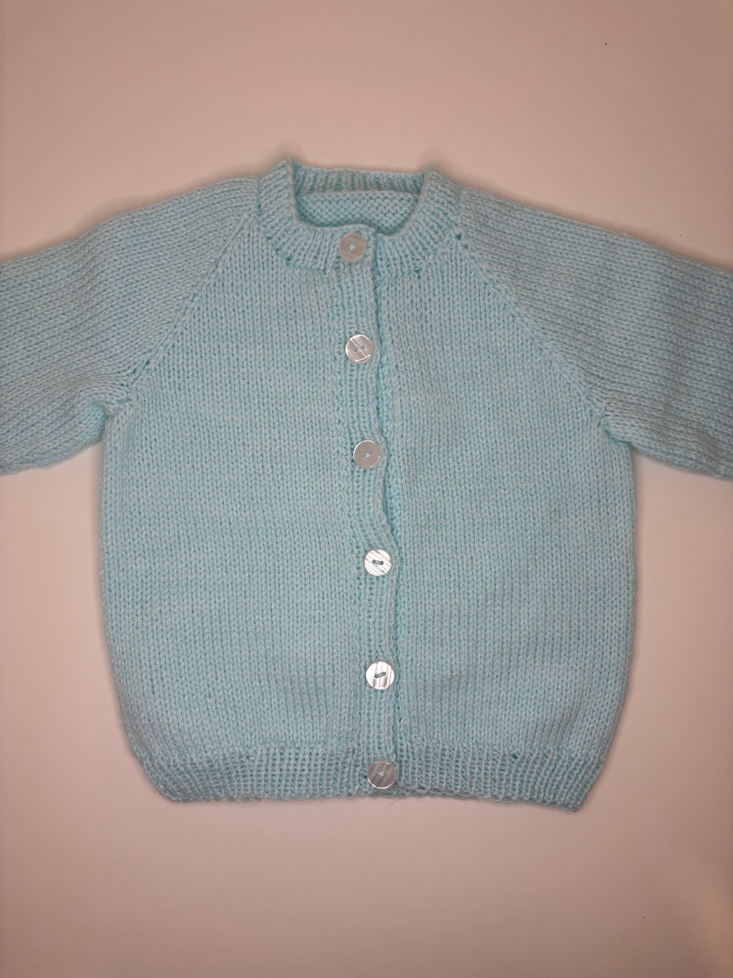 6-12 Months Personalised Hand Knitted Cardigan