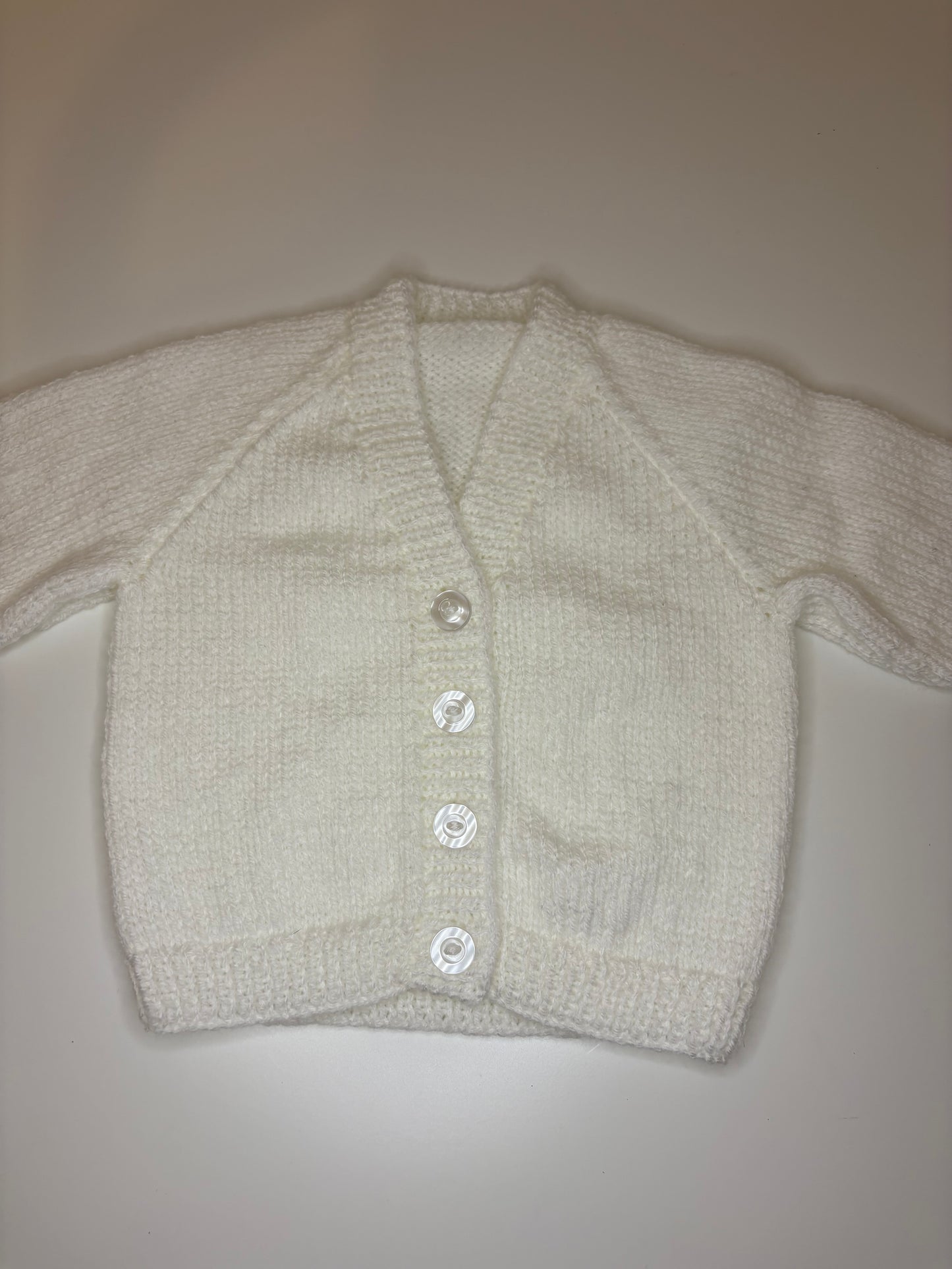 3- 6 Months Personalised Hand Knitted Cardigan