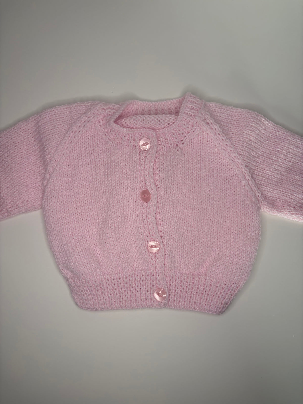 3- 6 Months Personalised Hand Knitted Cardigan
