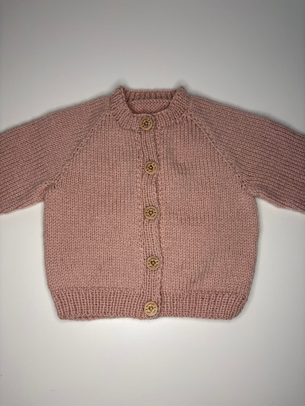 3- 6 Months Personalised Hand Knitted Cardigan