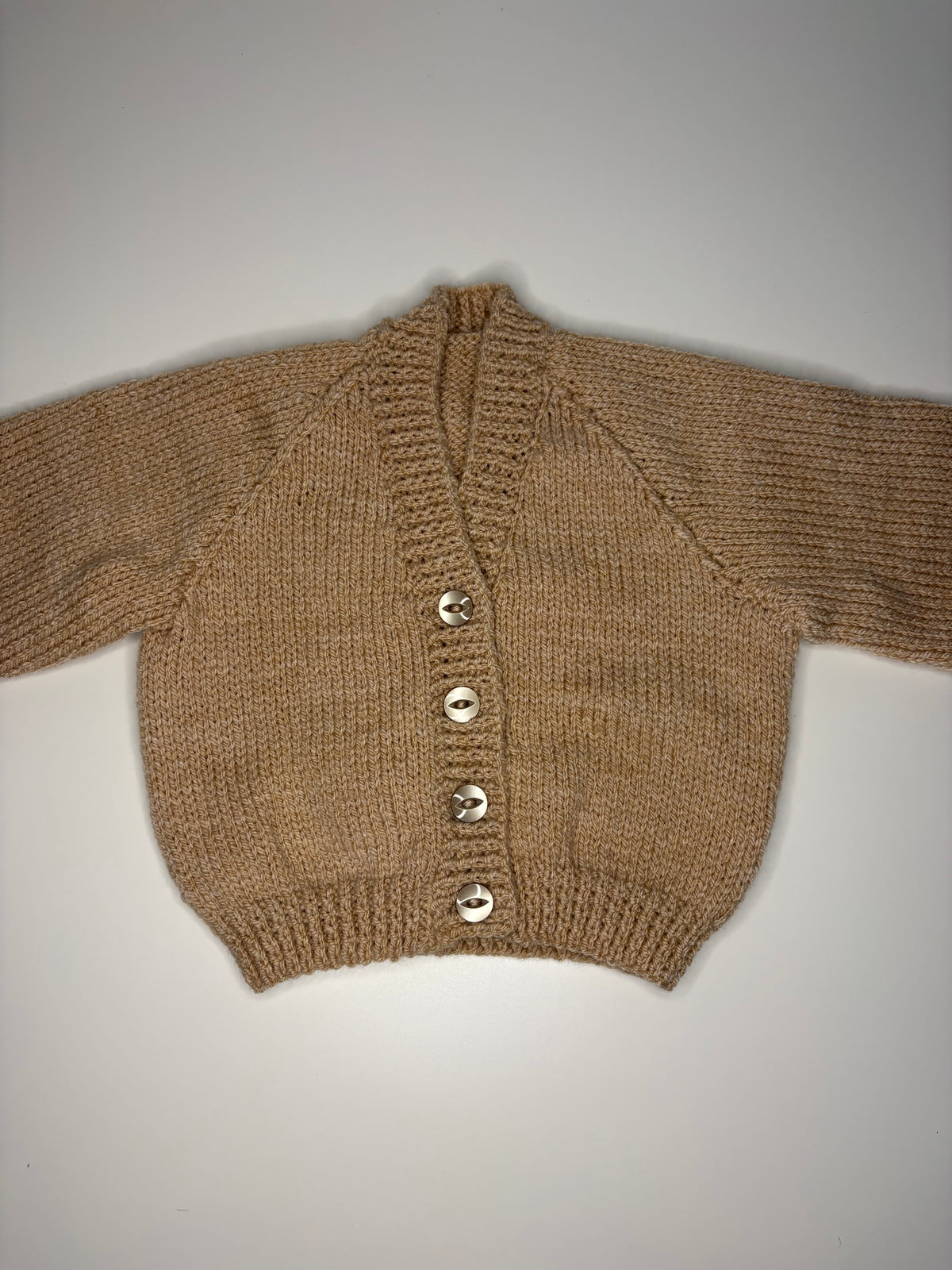 3- 6 Months Personalised Hand Knitted Cardigan