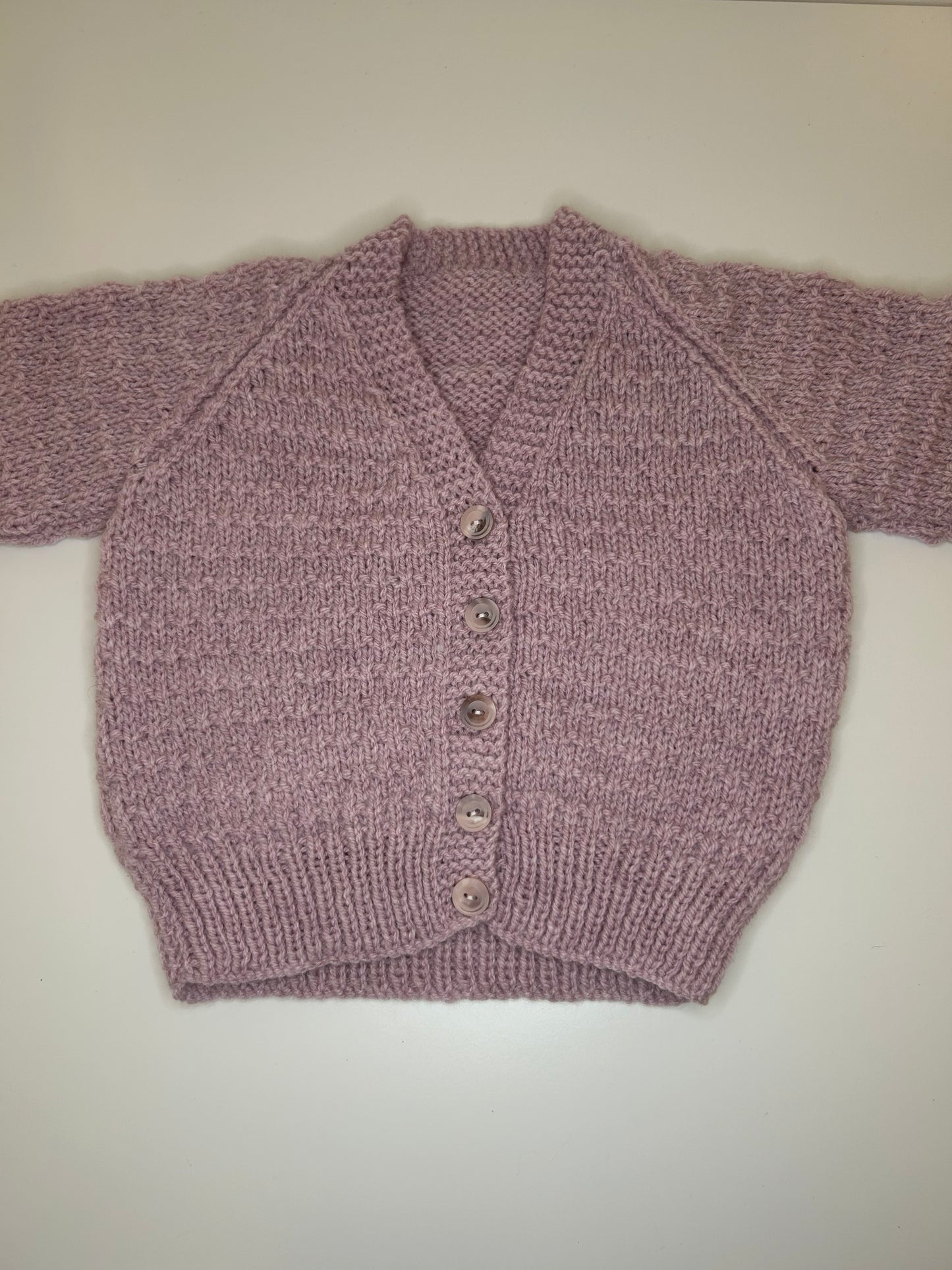 2-3 Years Personalised Hand Knitted Cardigan