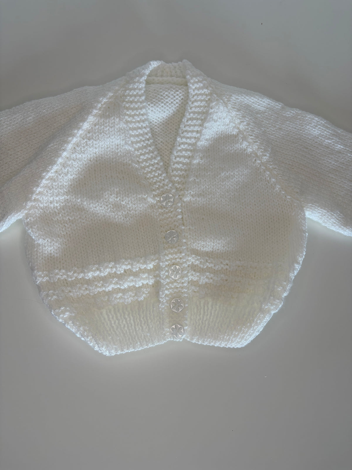 6-12 Months Personalised Hand Knitted Cardigan