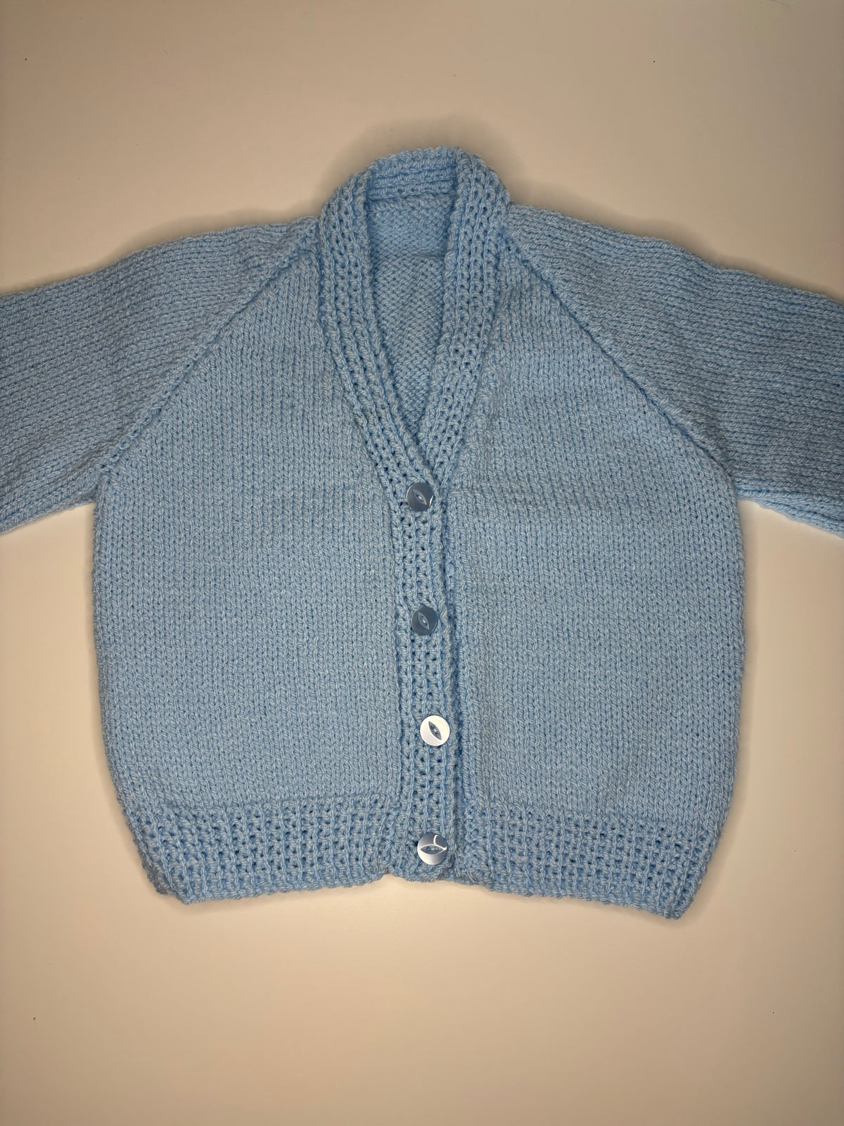 2-3 Years Personalised Hand Knitted Cardigan