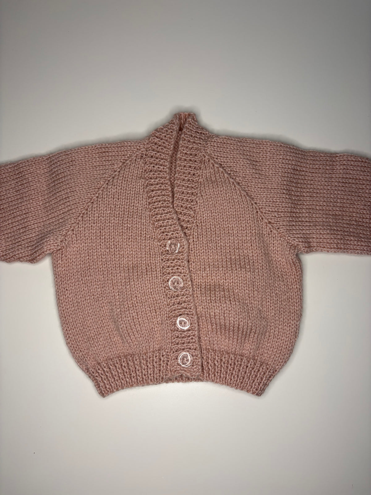 3- 6 Months Personalised Hand Knitted Cardigan