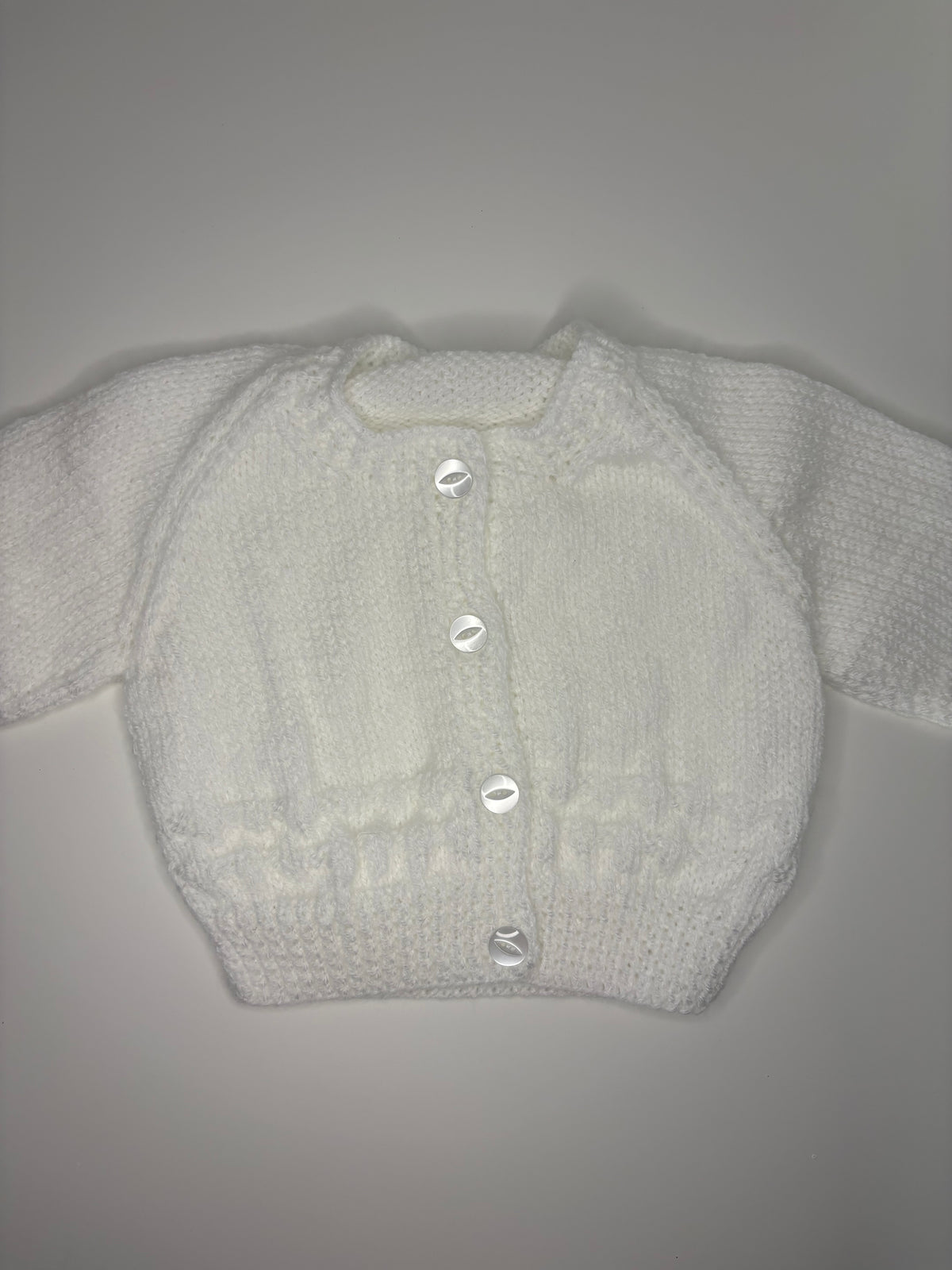 3- 6 Months Personalised Hand Knitted Cardigan
