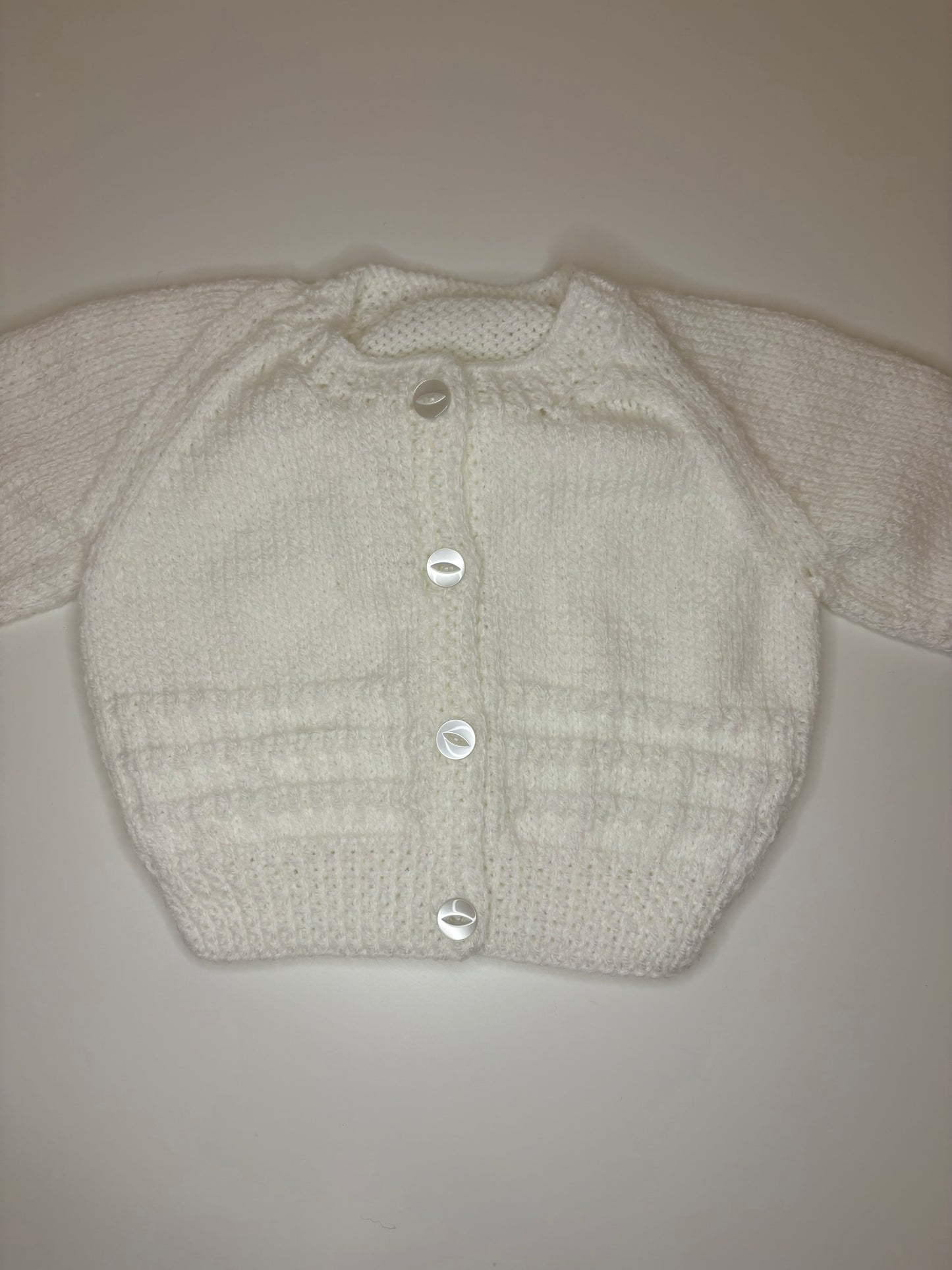 3- 6 Months Personalised Hand Knitted Cardigan