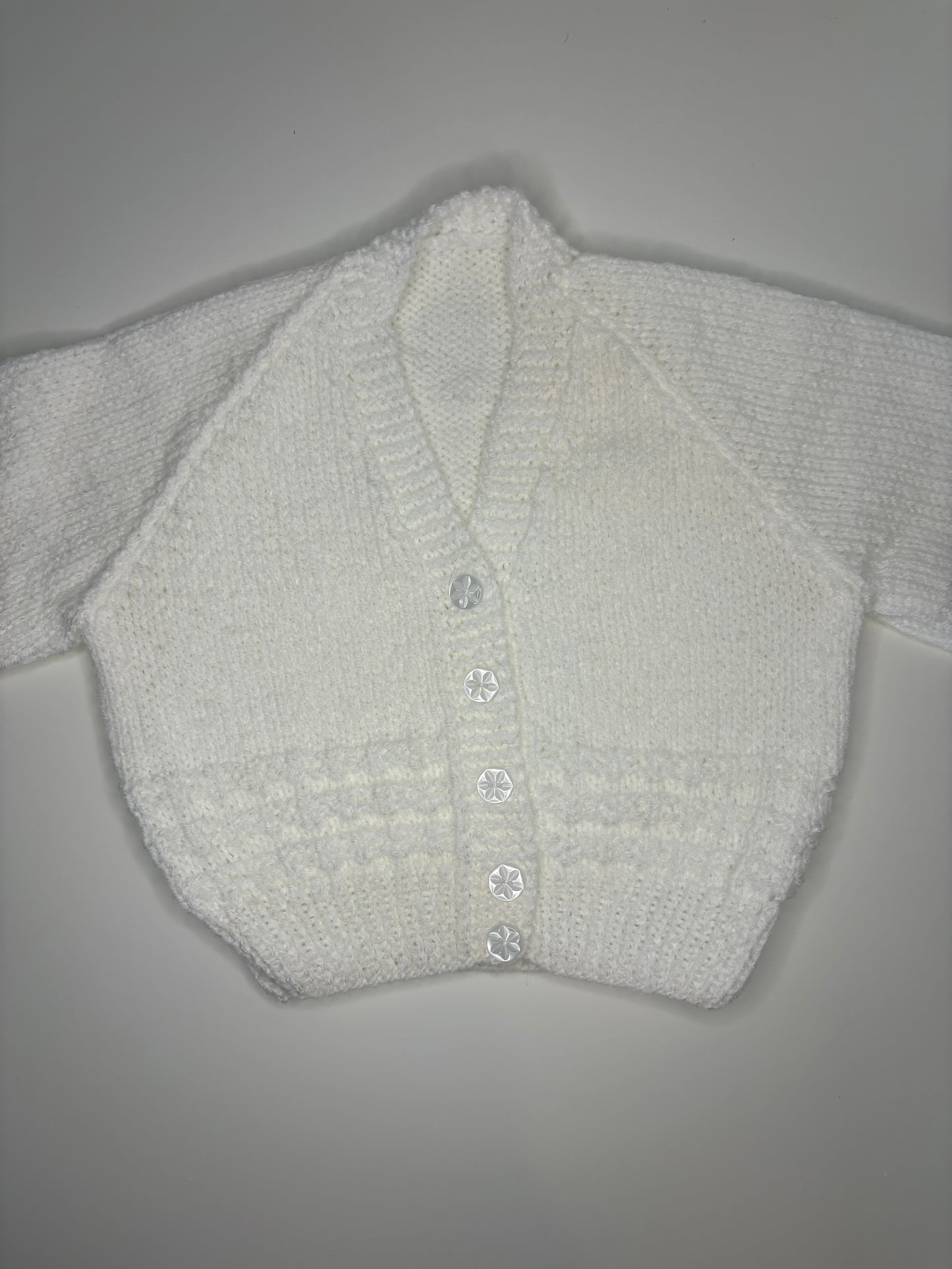 6-12 Months Personalised Hand Knitted Cardigan